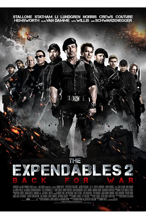 The Expendables 2 (2012) 14 AFİŞ - POSTER ( FOLYO ) - AFİŞ - POSTER-6867