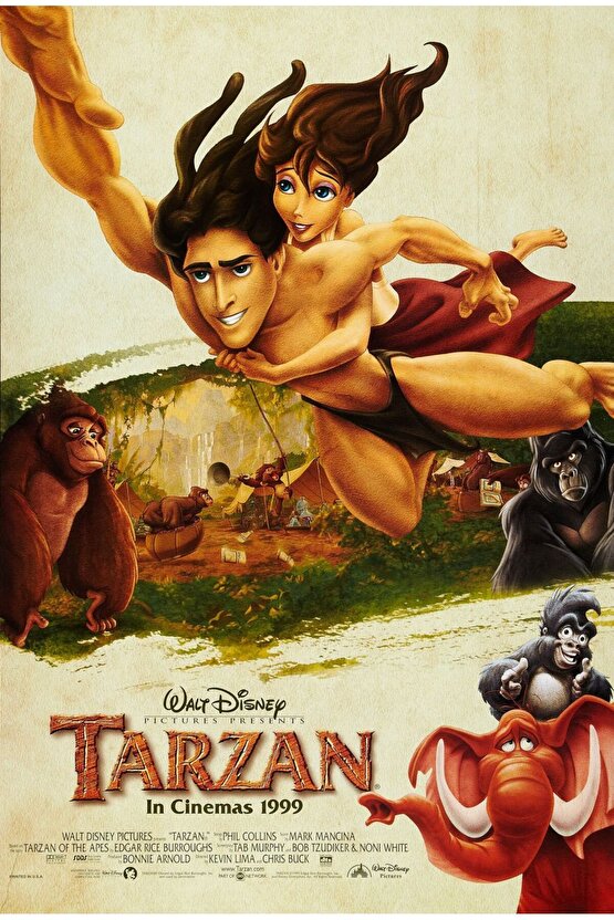 Tarzan (1999) 5 AFİŞ - POSTER ( FOLYO ) - AFİŞ - POSTER-6357