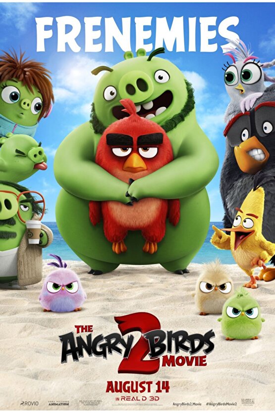 The Angry Birds Movie 2 (2019) 12 AFİŞ - POSTER ( FOLYO ) - AFİŞ - POSTER-6539