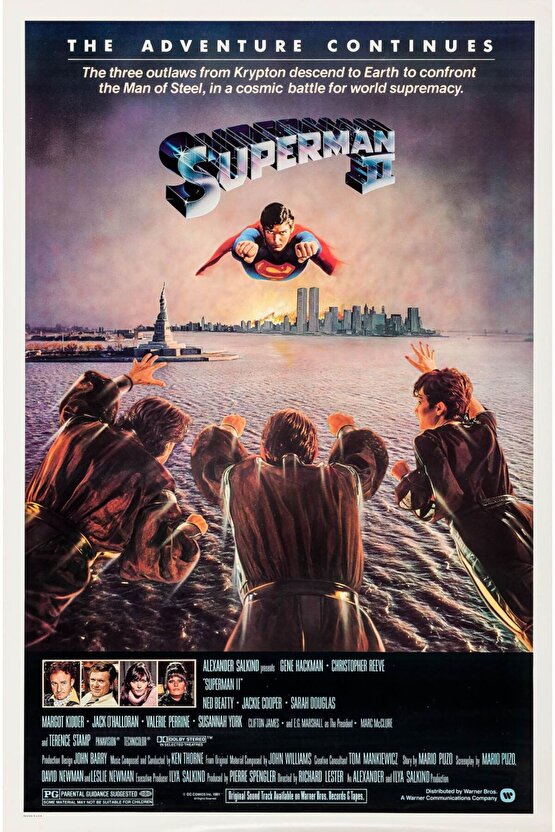 Superman II (1980) AFİŞ - POSTER ( FOLYO ) - AFİŞ - POSTER-6296