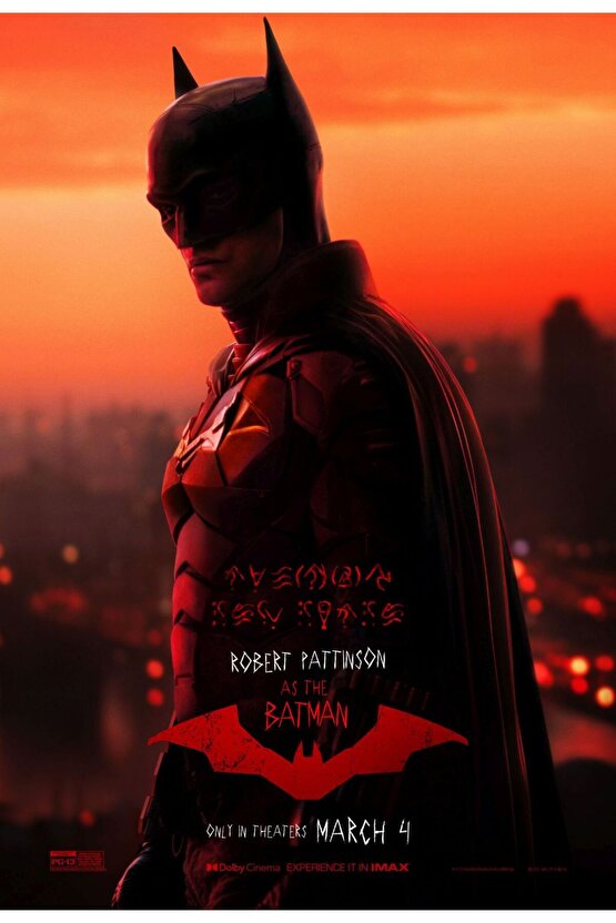 The Batman (2022) 7 AFİŞ - POSTER ( FOLYO ) - AFİŞ - POSTER-6566