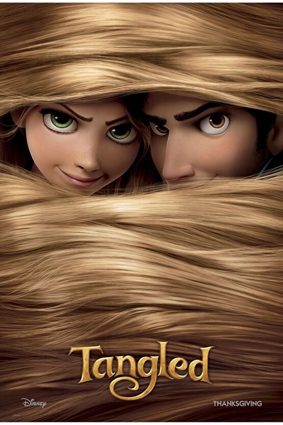 Tangled (2010) 0002 AFİŞ - POSTER ( FOLYO ) - AFİŞ - POSTER-6346