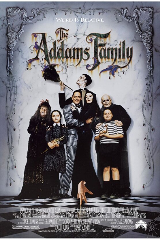 The Addams Family (1991) 3 AFİŞ - POSTER ( FOLYO ) - AFİŞ - POSTER-6485