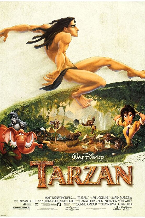 Tarzan (1999) 11 AFİŞ - POSTER ( FOLYO ) - AFİŞ - POSTER-6362