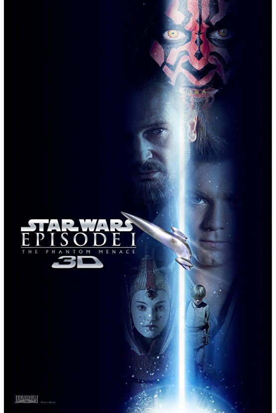 Star Wars Episode I - The Phantom Menace (1999) 10 AFİŞ - POSTER ( FOLYO ) - AFİŞ - POSTER-6102