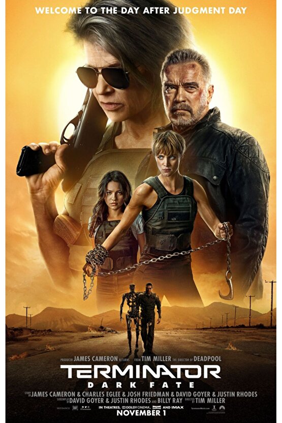 Terminator Dark Fate (2019) 7 AFİŞ - POSTER ( FOLYO ) - AFİŞ - POSTER-6435