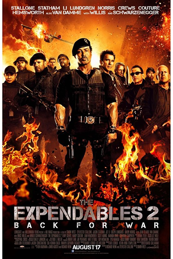 The Expendables 2 (2012) 16 AFİŞ - POSTER ( FOLYO ) - AFİŞ - POSTER-6869