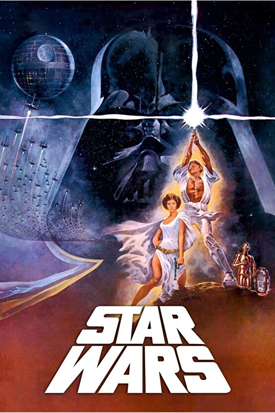 Star Wars (1977) 0009 AFİŞ - POSTER ( FOLYO ) - AFİŞ - POSTER-6085