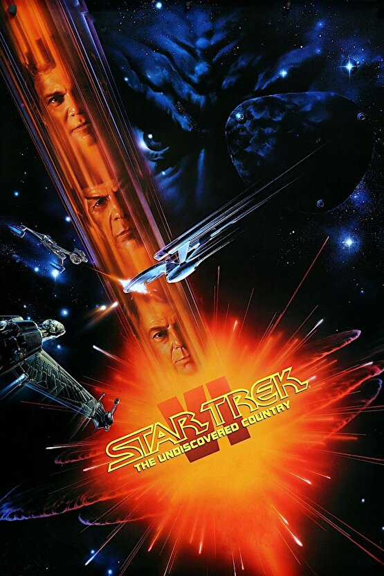 Star Trek VI The Undiscovered Country (1991) 1 AFİŞ - POSTER ( FOLYO ) - AFİŞ - POSTER-6071