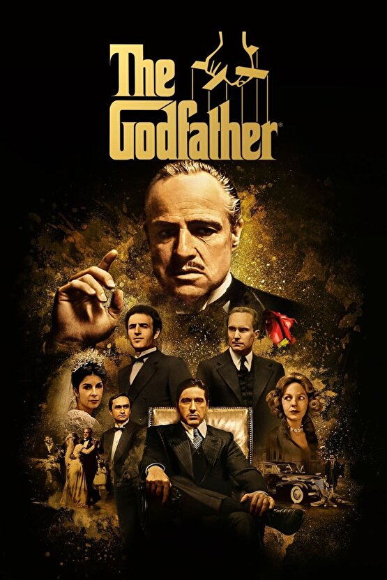 The Godfather (1972) 0005 AFİŞ - POSTER ( FOLYO ) - AFİŞ - POSTER-7021