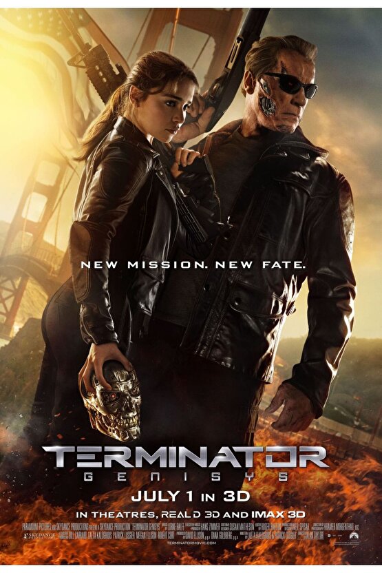 Terminator Genisys (2015) 1 AFİŞ - POSTER ( FOLYO ) - AFİŞ - POSTER-6442