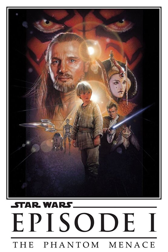 Star Wars Episode I - The Phantom Menace (1999) 3 AFİŞ - POSTER ( FOLYO ) - AFİŞ - POSTER-6095