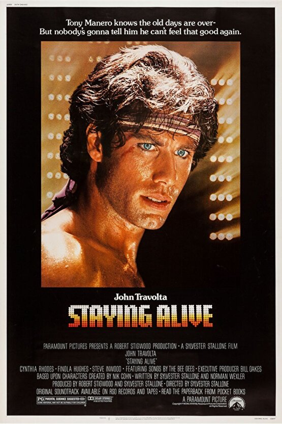 Staying Alive (1983) AFİŞ - POSTER ( FOLYO ) - AFİŞ - POSTER-6221