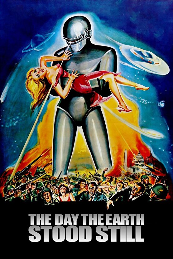 The Day the Earth Stood Still (1951) 2 AFİŞ - POSTER ( FOLYO ) - AFİŞ - POSTER-6771