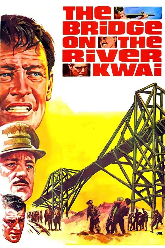 The Bridge on the River Kwai (1957) 1 AFİŞ - POSTER ( FOLYO ) - AFİŞ - POSTER-6664