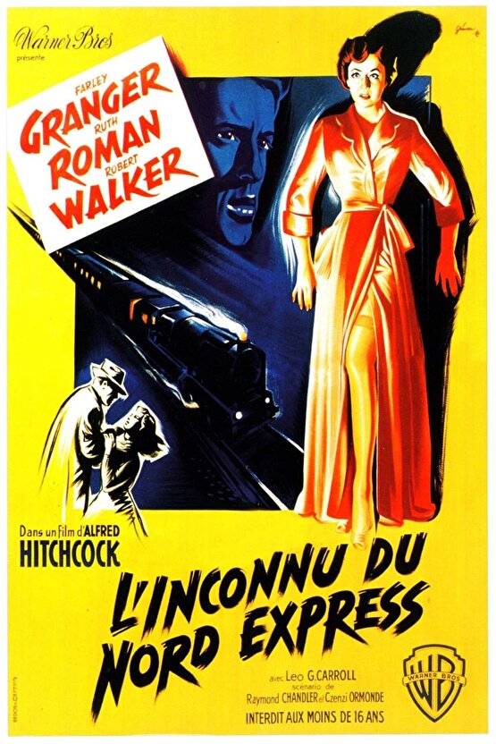 Strangers on a Train (1951) 1 AFİŞ - POSTER ( FOLYO ) - AFİŞ - POSTER-6230