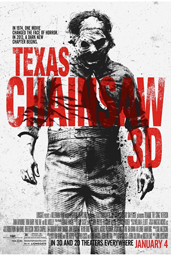 Texas Chainsaw 3D (2013) 2 AFİŞ - POSTER ( FOLYO ) - AFİŞ - POSTER-6468