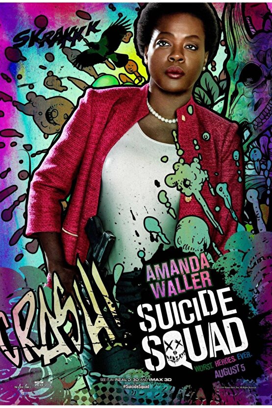 Suicide Squad (2016) 24 AFİŞ - POSTER ( FOLYO ) - AFİŞ - POSTER-6271