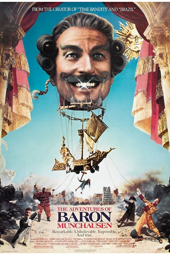 The Adventures of Baron Munchausen (1988) AFİŞ - POSTER ( FOLYO ) - AFİŞ - POSTER-6501