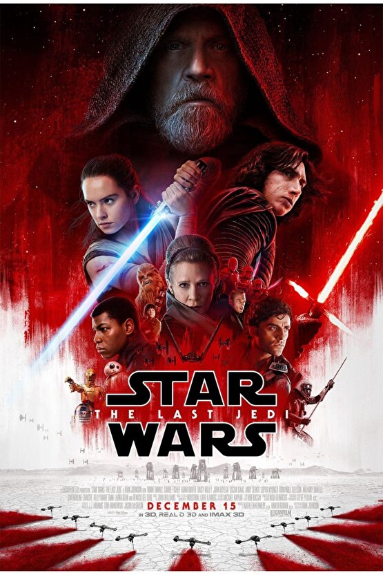 Star Wars The Last Jedi (2017) 9 AFİŞ - POSTER ( FOLYO ) - AFİŞ - POSTER-6154