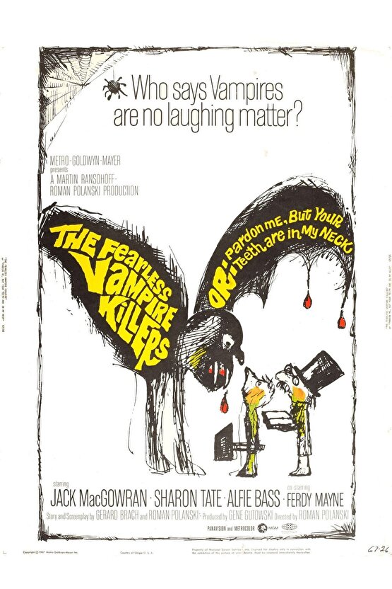 The Fearless Vampire Killers (1967) AFİŞ - POSTER ( FOLYO ) - AFİŞ - POSTER-6931