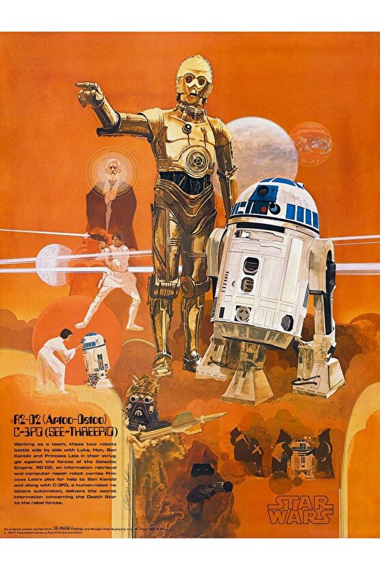 Star Wars (1977) 0007 AFİŞ - POSTER ( FOLYO ) - AFİŞ - POSTER-6082