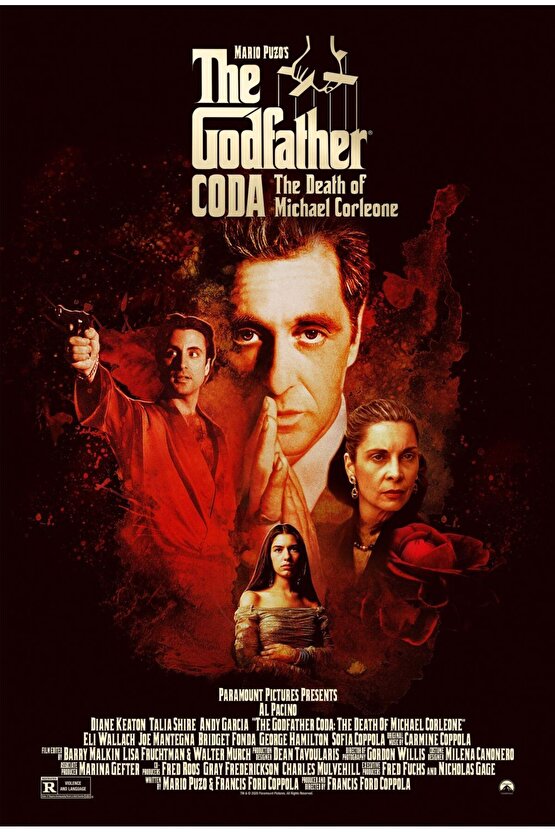 The Godfather Part III (1990) 4 AFİŞ - POSTER ( FOLYO ) - AFİŞ - POSTER-7036