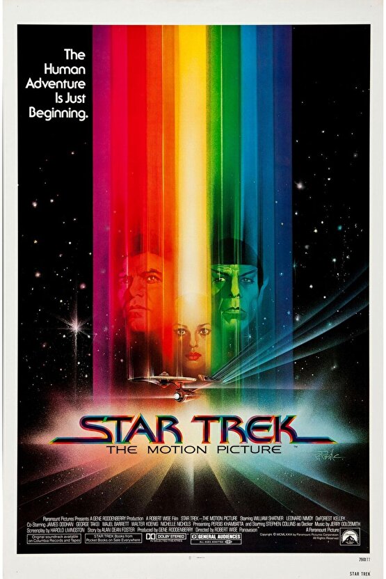 Star Trek The Motion Picture (1979) AFİŞ - POSTER ( FOLYO ) - AFİŞ - POSTER-6067