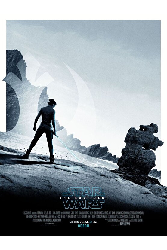 Star Wars The Last Jedi (2017) 5 AFİŞ - POSTER ( FOLYO ) - AFİŞ - POSTER-6150