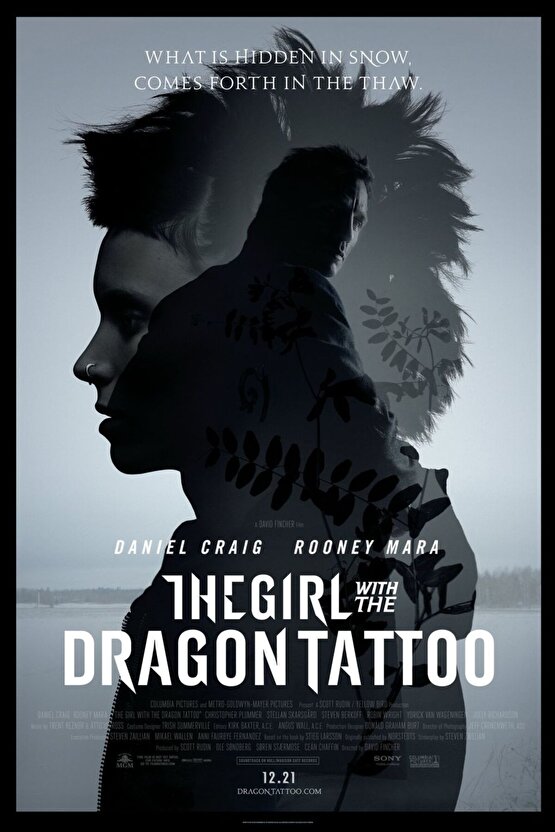 The Girl with the Dragon Tattoo (2011) 2 AFİŞ - POSTER ( FOLYO ) - AFİŞ - POSTER-7015