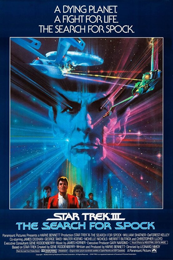 Star Trek III The Search for Spock (1984) AFİŞ - POSTER ( FOLYO ) - AFİŞ - POSTER-6049