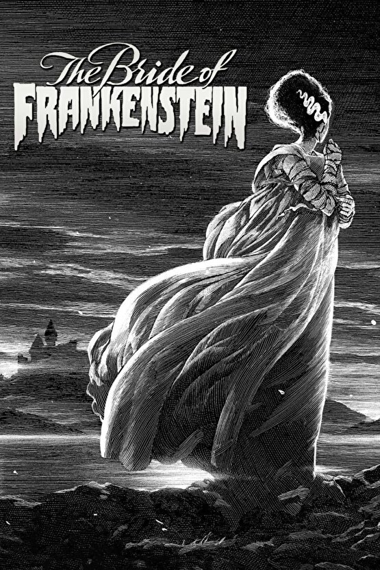 The Bride of Frankenstein (1935) 1 AFİŞ - POSTER ( FOLYO ) - AFİŞ - POSTER-6658