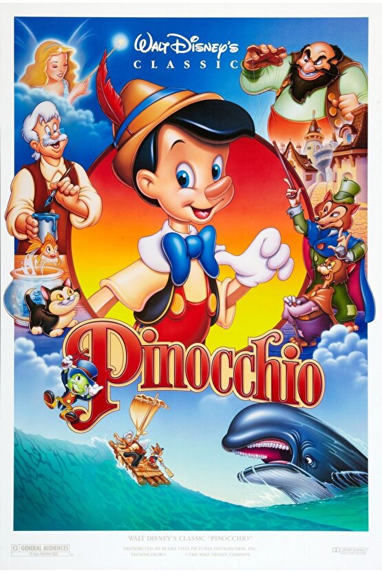 Pinocchio (1940) 1 ( FOLYO ) - AFİŞ - POSTER-5045