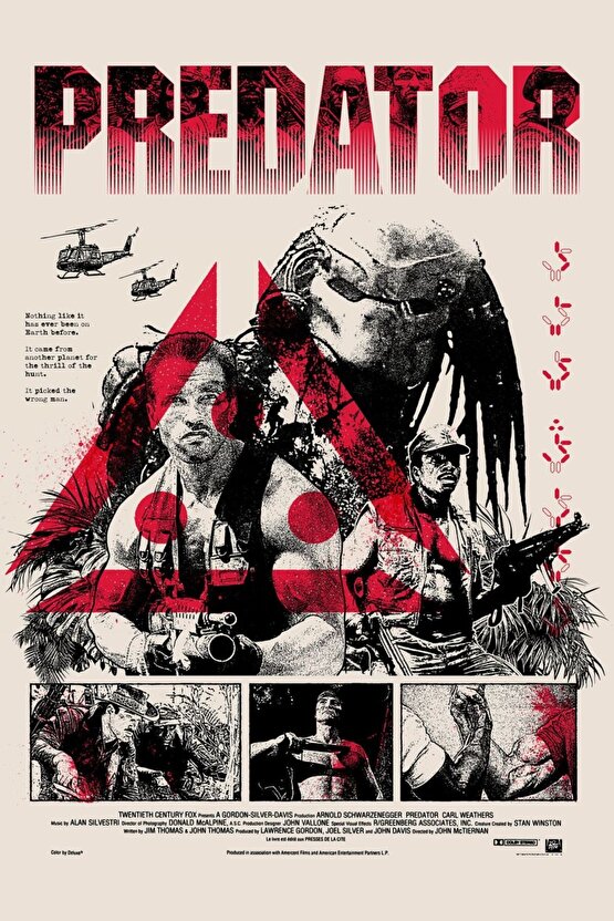 Predator (1987) 0003 AFİŞ - POSTER ( FOLYO ) - AFİŞ - POSTER-5178