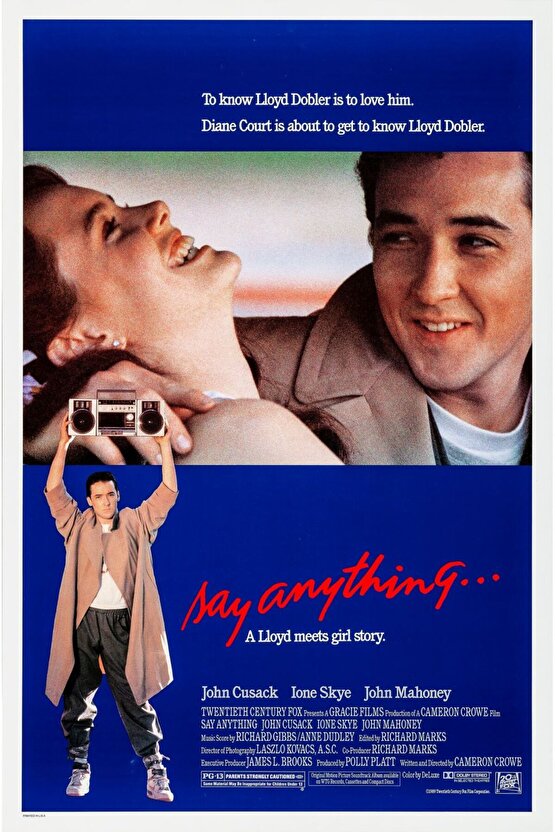 Say Anything... (1989) AFİŞ - POSTER ( FOLYO ) - AFİŞ - POSTER-5590