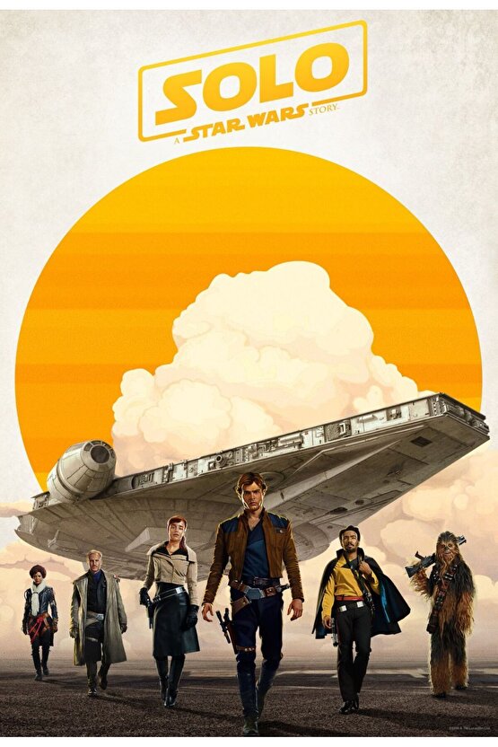 Solo A Star Wars Story (2018) 3 AFİŞ - POSTER ( FOLYO ) - AFİŞ - POSTER-5813