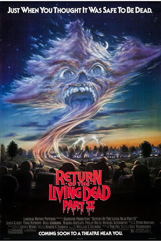 Return of the Living Dead Part II (1988) AFİŞ - POSTER ( FOLYO ) - AFİŞ - POSTER-5424