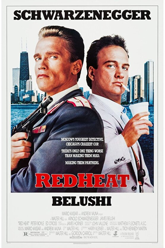 Red Heat (1988) AFİŞ - POSTER ( FOLYO ) - AFİŞ - POSTER-5363