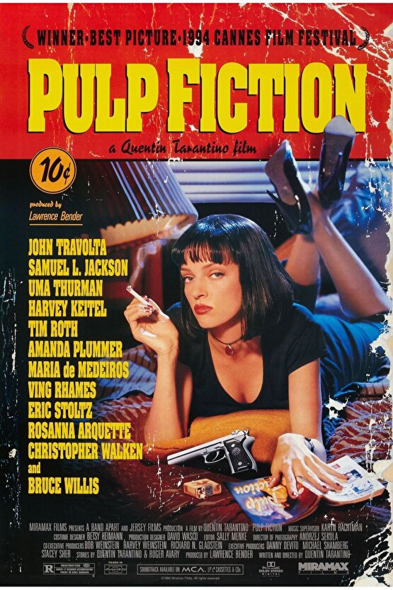 Pulp Fiction (1994) 0001 AFİŞ - POSTER ( FOLYO ) - AFİŞ - POSTER-5224