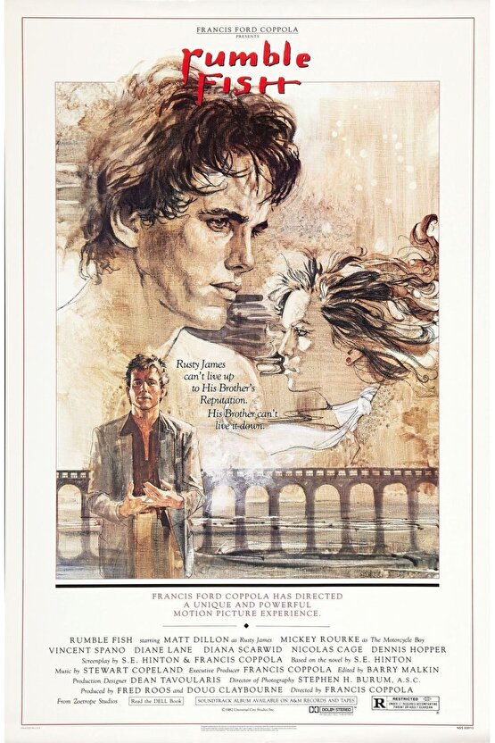 Rumble Fish (1983) AFİŞ - POSTER ( FOLYO ) - AFİŞ - POSTER-5540