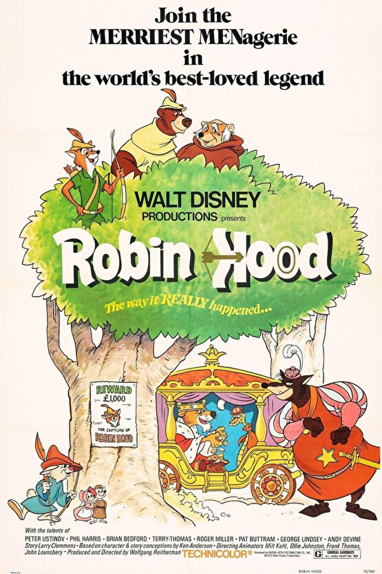 Robin Hood (1973) 1 AFİŞ - POSTER ( FOLYO ) - AFİŞ - POSTER-5476