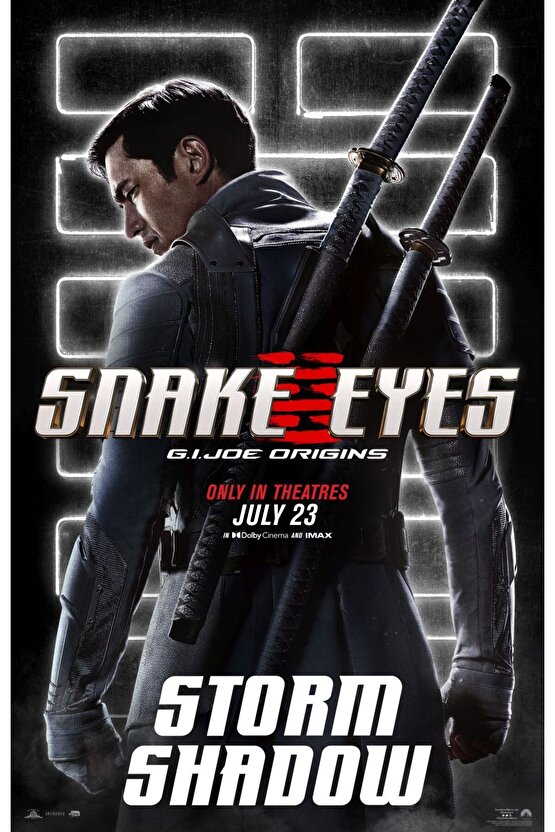 Snake Eyes G.I. Joe Origins (2021) 14 AFİŞ - POSTER ( FOLYO ) - AFİŞ - POSTER-5791