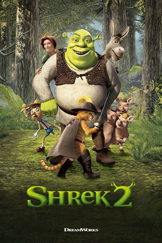 Shrek 2 (2004) 0005 AFİŞ - POSTER ( FOLYO ) - AFİŞ - POSTER-5732