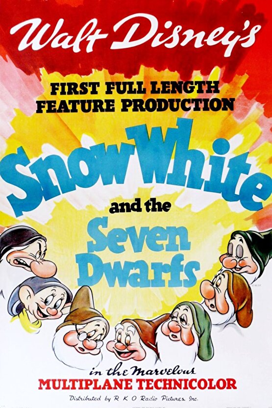 Snow White and the Seven Dwarfs (1937) 2 AFİŞ - POSTER ( FOLYO ) - AFİŞ - POSTER-5798