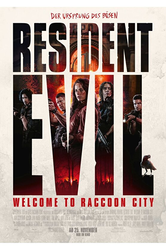 Resident Evil Welcome to Raccoon City (2021) 4 AFİŞ - POSTER ( FOLYO ) - AFİŞ - POSTER-5420