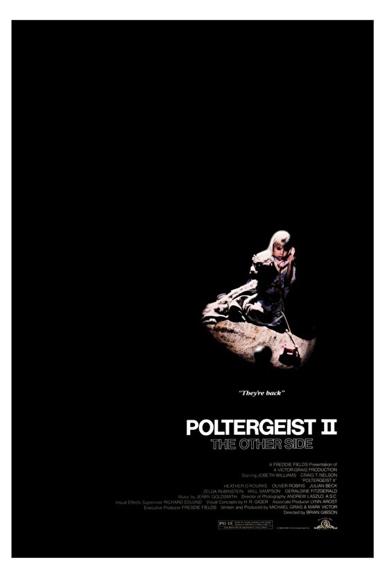 Poltergeist II The Other Side (1986) AFİŞ - POSTER ( FOLYO ) - AFİŞ - POSTER-5164