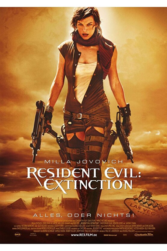 Resident Evil Extinction (2007) 1 AFİŞ - POSTER ( FOLYO ) - AFİŞ - POSTER-5404