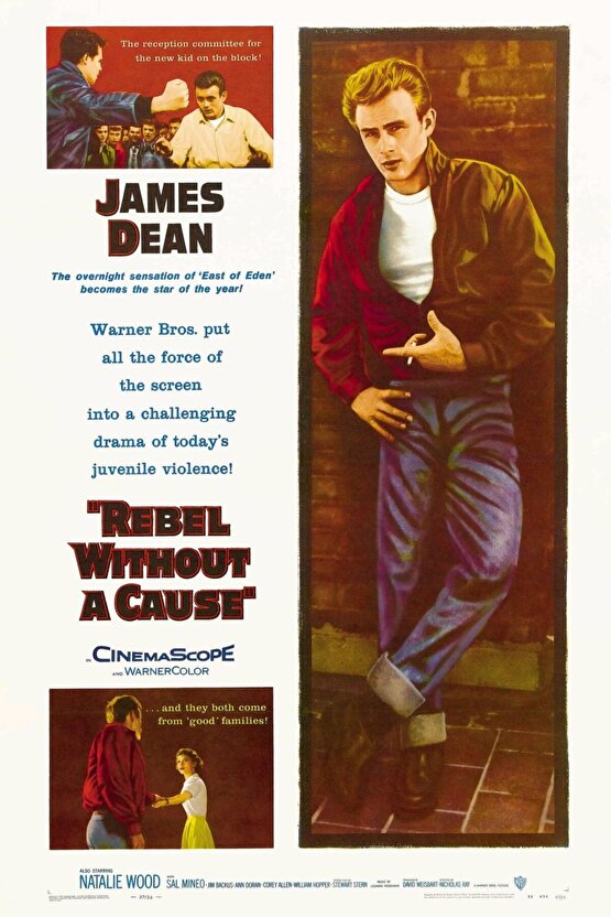 Rebel Without a Cause (1955) 1 AFİŞ - POSTER ( FOLYO ) - AFİŞ - POSTER-5353