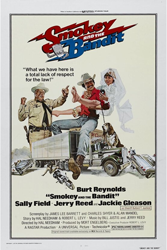 Smokey and the Bandit (1977) AFİŞ - POSTER ( FOLYO ) - AFİŞ - POSTER-5782