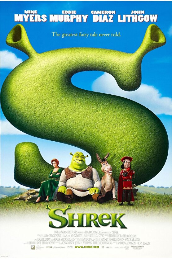 Shrek (2001) 0001 AFİŞ - POSTER ( FOLYO ) - AFİŞ - POSTER-5725